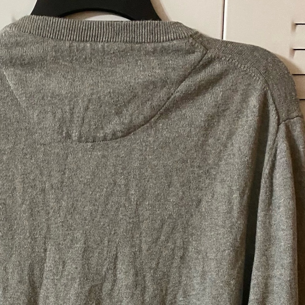 Nordstrom Sweater, Crew neck, Sz L, Neutral, Cotton, Cashmere, old money - Picture 10 of 12
